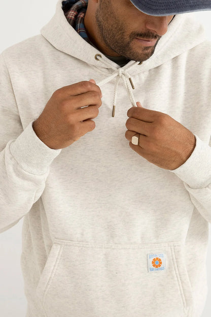Flannel Fleece Hood - Ecru