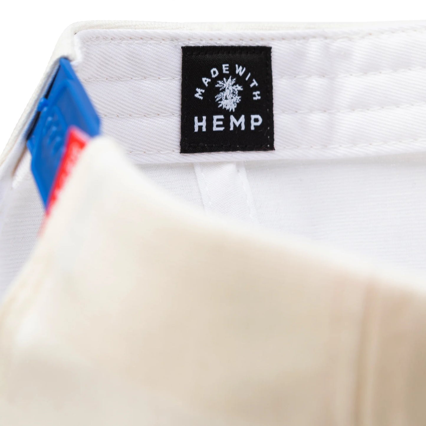 Uncle Bill Hemp Snapback - Cream/Blue