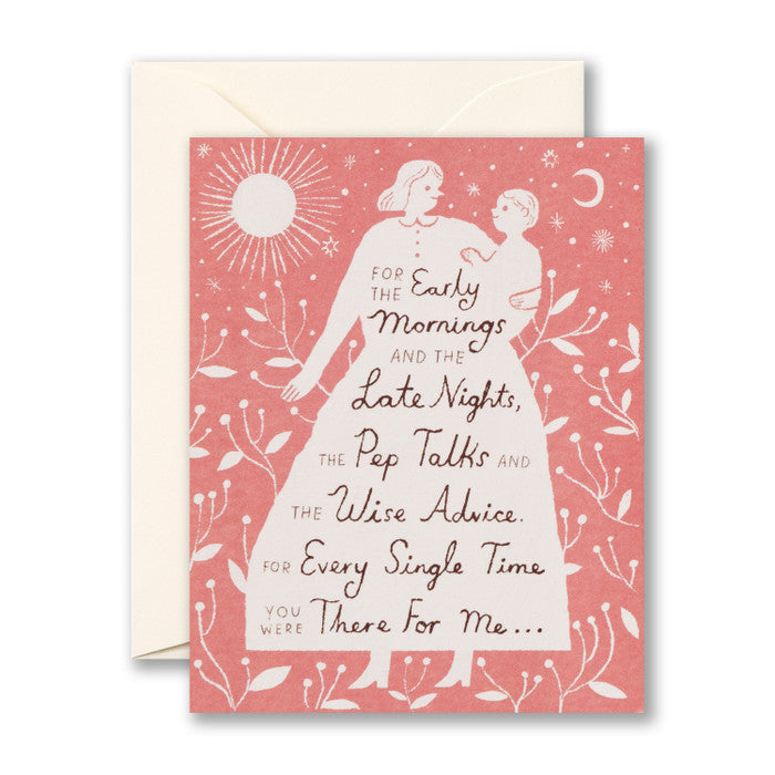 For The Early Mornings, Mom Card