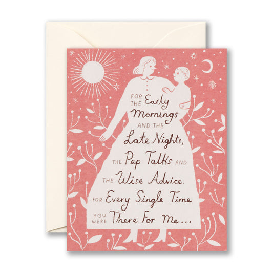 For The Early Mornings, Mom Card