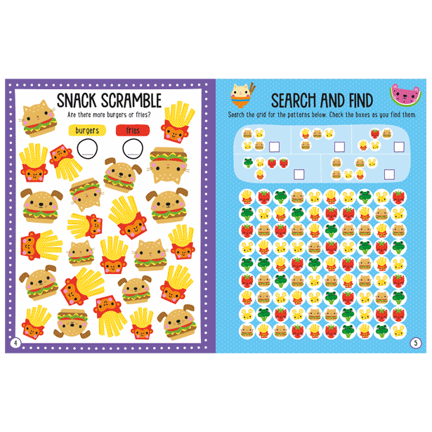 Balloon Stickers Foodie Cuties Activity Book