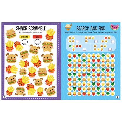 Balloon Stickers Foodie Cuties Activity Book
