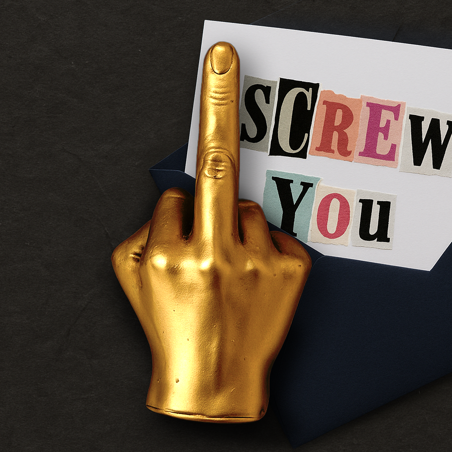 Screw You - Small Hand Gesture