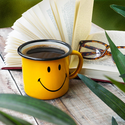 Smiley Enamel Mug