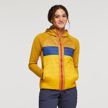 Capa Hybrid Insulated Hooded Jacket - Amber/Sunset