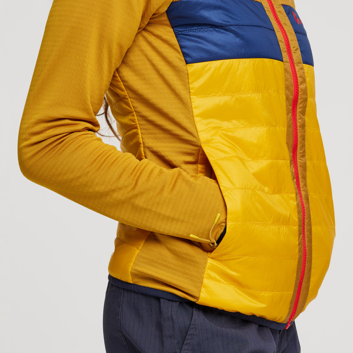 Capa Hybrid Insulated Hooded Jacket - Amber/Sunset