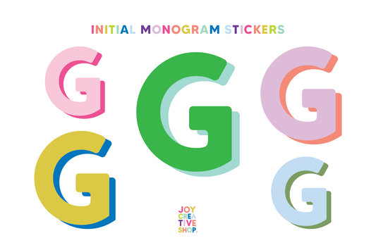 Alphabet Sticker Sheet - G