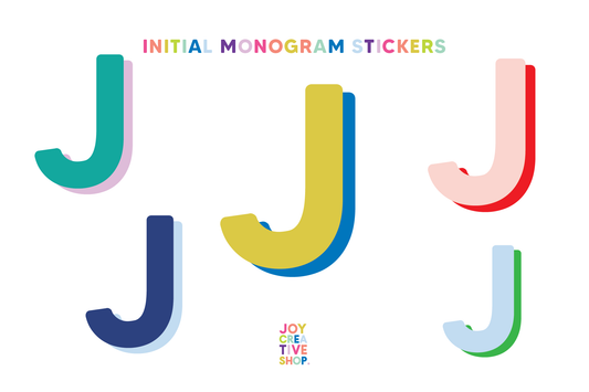 Alphabet Sticker Sheet - J