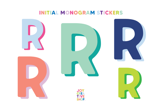 Alphabet Sticker Sheet - R