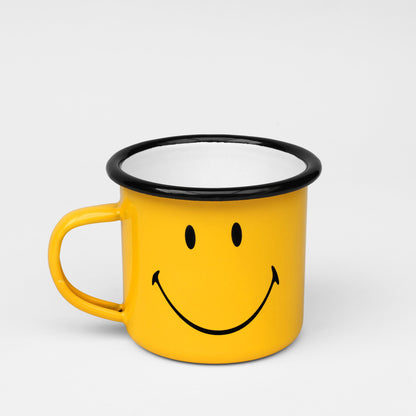 Smiley Enamel Mug