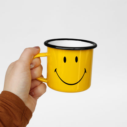 Smiley Enamel Mug