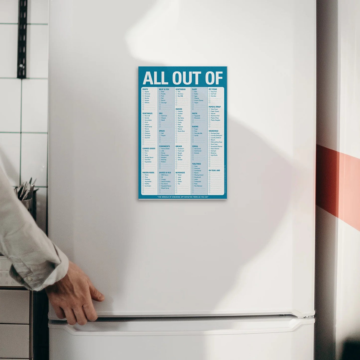 All Out Of® Pad with Magnet (Blue)