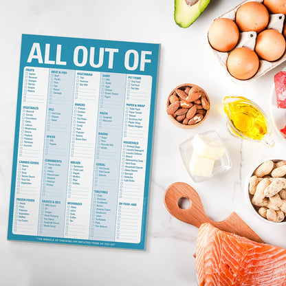 All Out Of® Pad with Magnet (Blue)