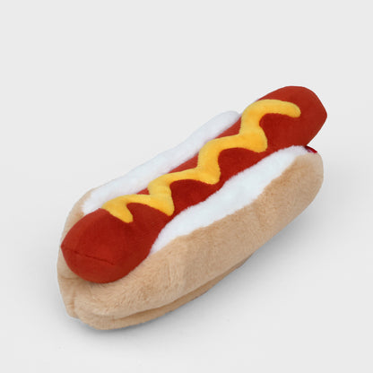 Plush Hot Dog Zip Pouch