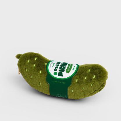 Plush Pickle Zip Pouch