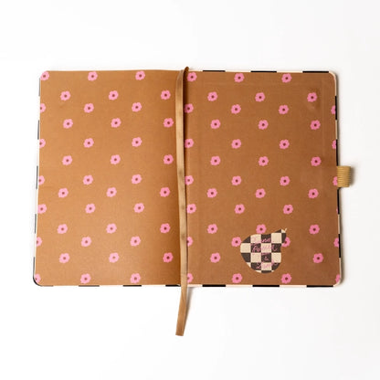 Floral Soft Touch Hardbound Layflat Notebook