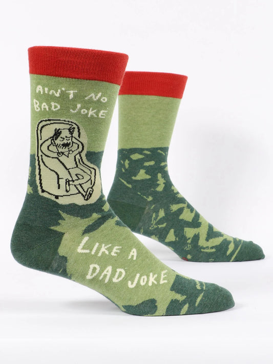 Ain't No Bad Joke Like A Dad Joke M-Crew Socks