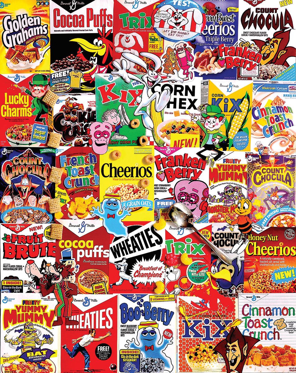 Cereal Boxes Puzzle 1000 Piece