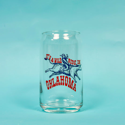 Wild Ride In Oklahoma Pint Glass