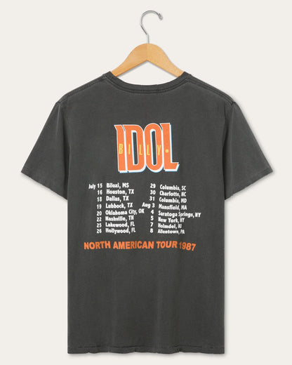 Billy Idol 1987 North American Tour Tee - Black