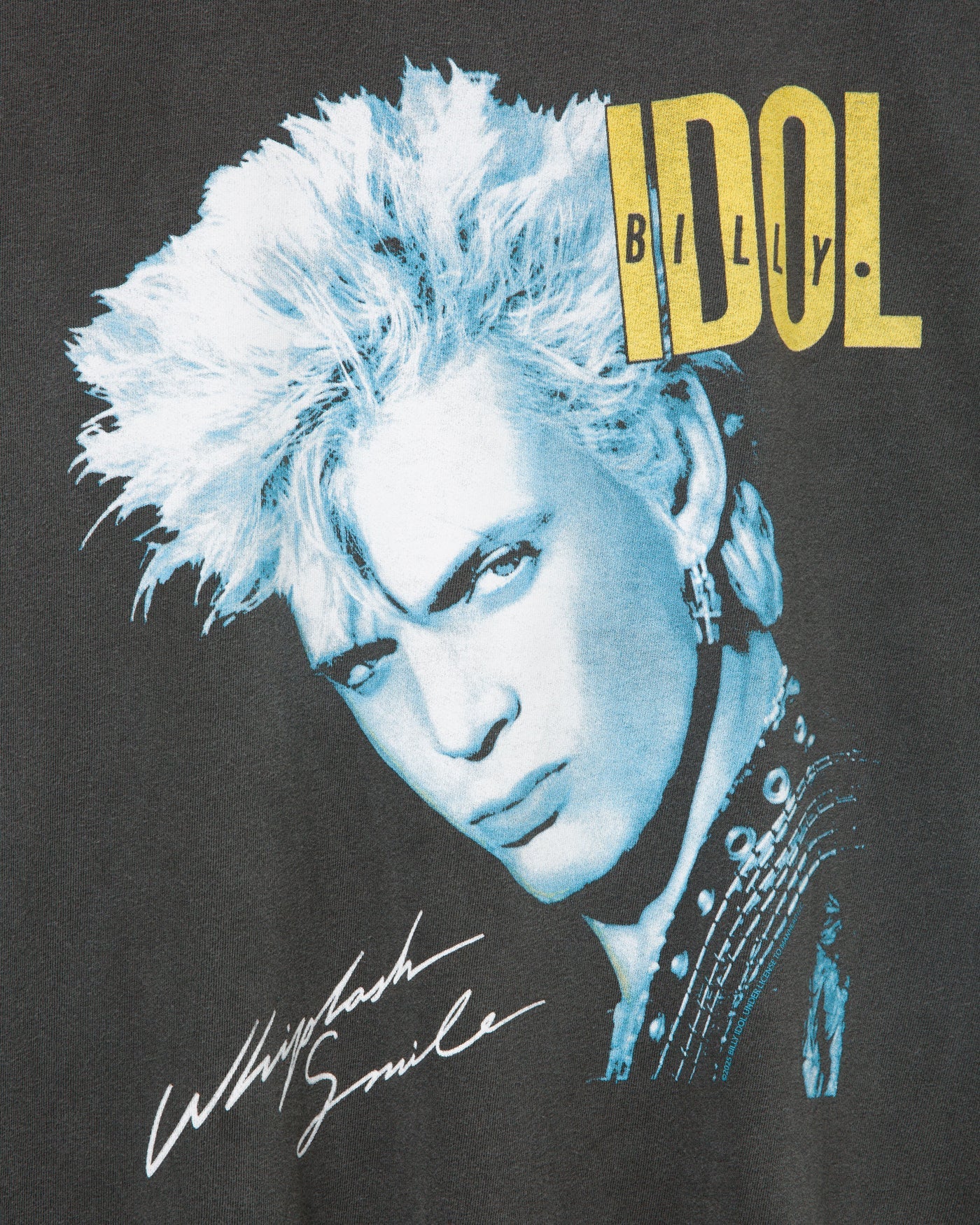 Billy Idol 1987 North American Tour Tee - Black