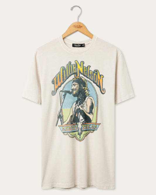Willie Nelson Abbott Texas Vintage Tee - Birch