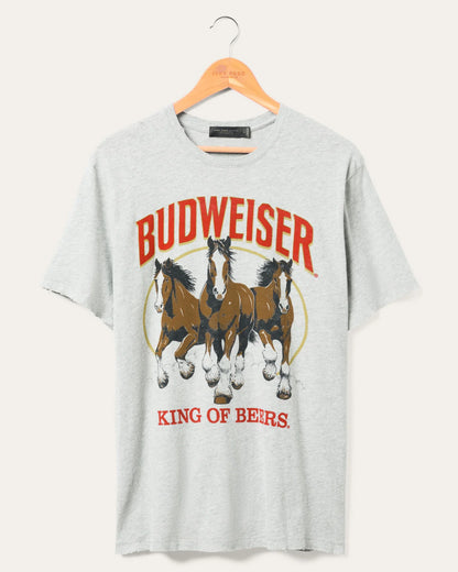 Clydesdale King of Beers Tee - Grey