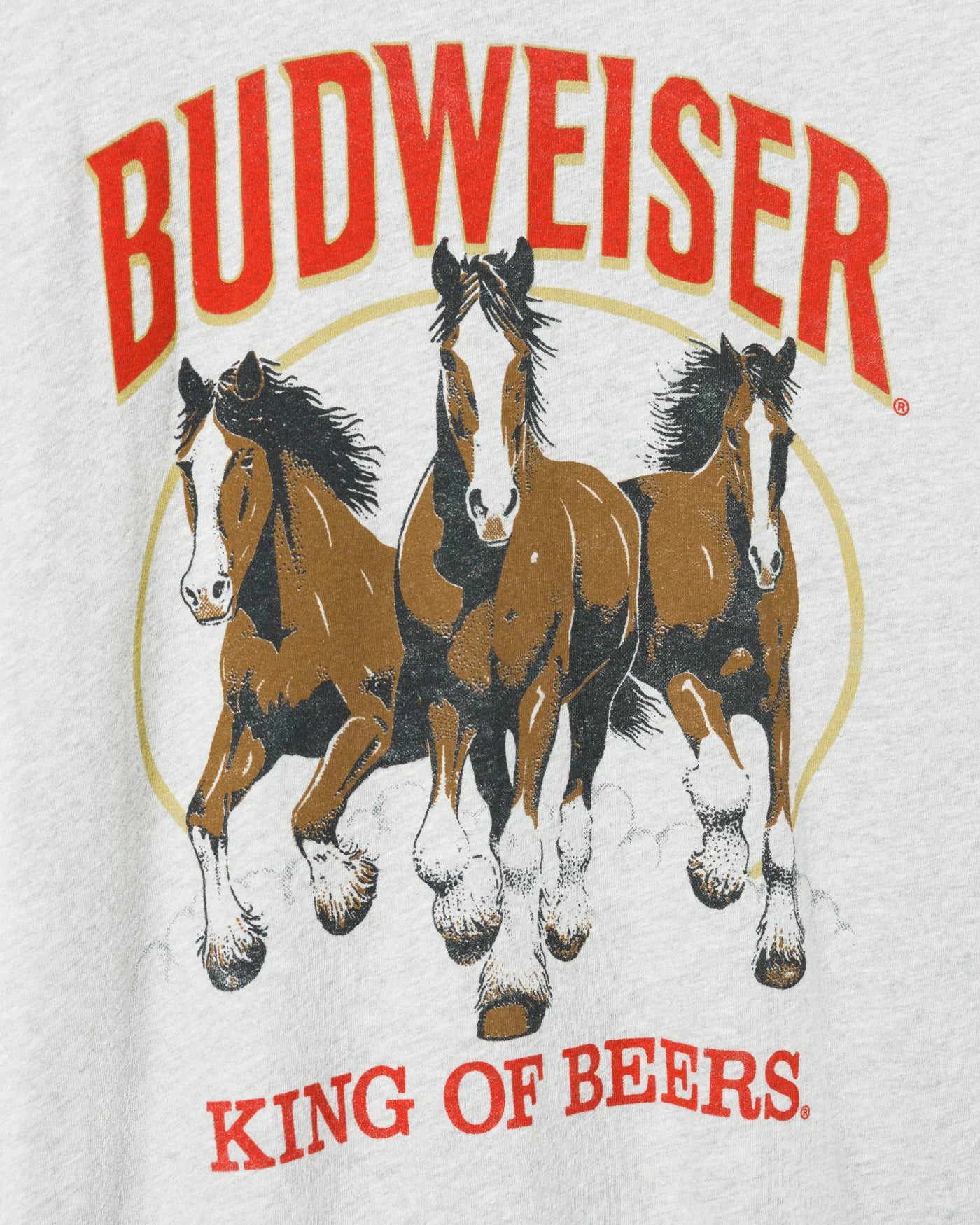 Clydesdale King of Beers Tee - Grey
