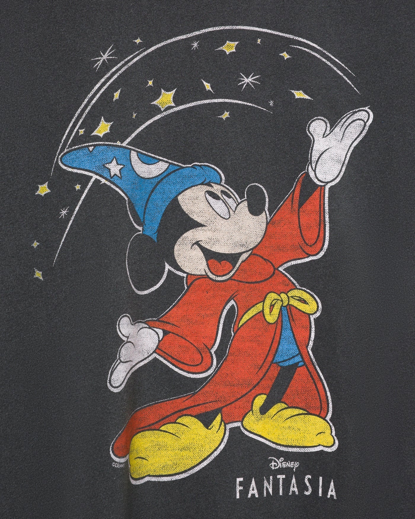 Mickey Fantasia Vintage Tee - Vintage Black