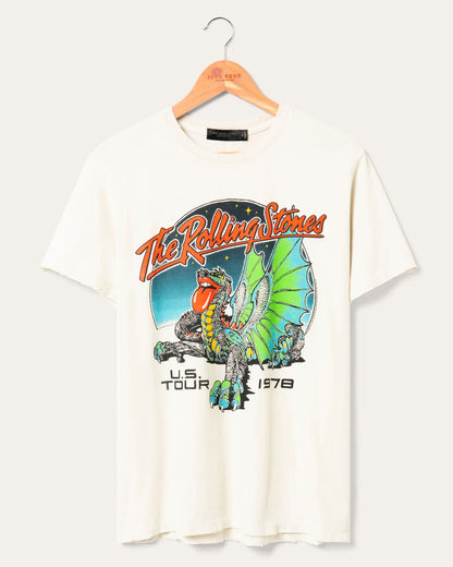Rolling Stones US Tour 1978 Vintage Tee - White