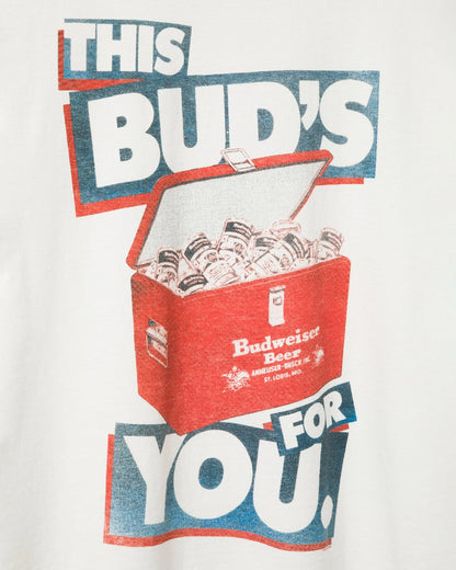 This Bud's For You Tee - White