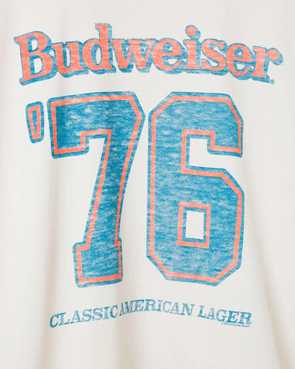 Budweiser '76 Oversized Tee - Birch