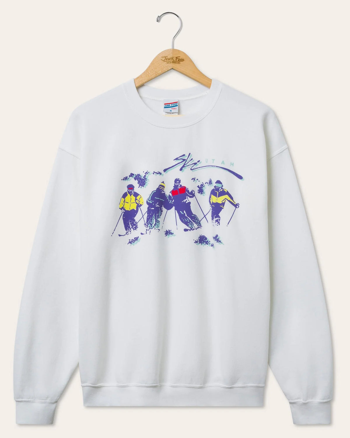 Ski Utah Fleece - White