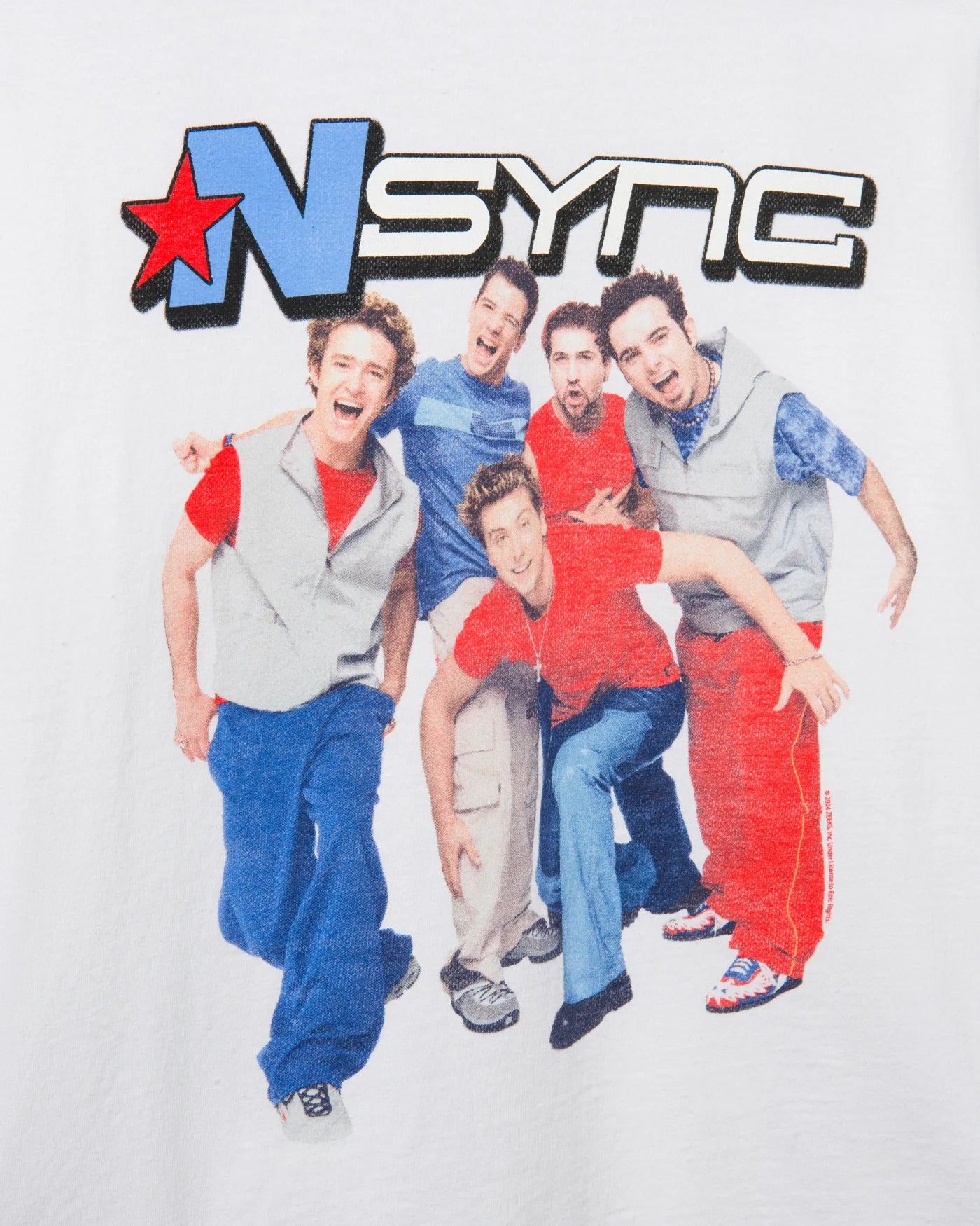 NSYNC 1999 US Tour Flea Market Tee - White