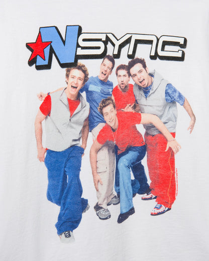 NSYNC 1999 US Tour Flea Market Tee - White