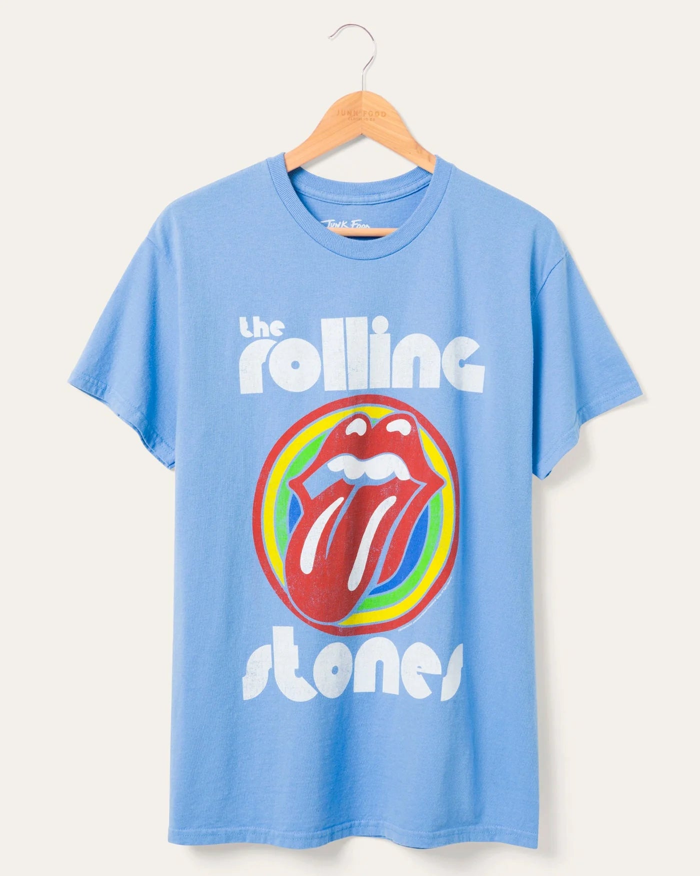 Rolling Stones Bullseye Tee - Carolina Blue