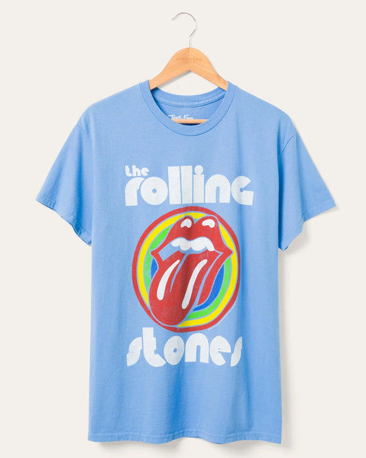 Rolling Stones Bullseye Tee - Carolina Blue