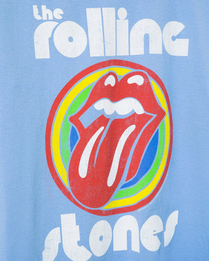 Rolling Stones Bullseye Tee - Carolina Blue