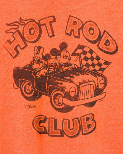 Women's Mickey and Minnie Hot Rod Tee - Orange