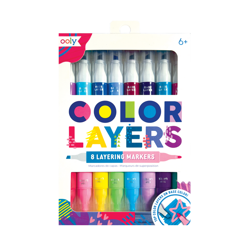 Color Layers Overlaying Double Ended Markers