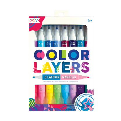 Color Layers Overlaying Double Ended Markers