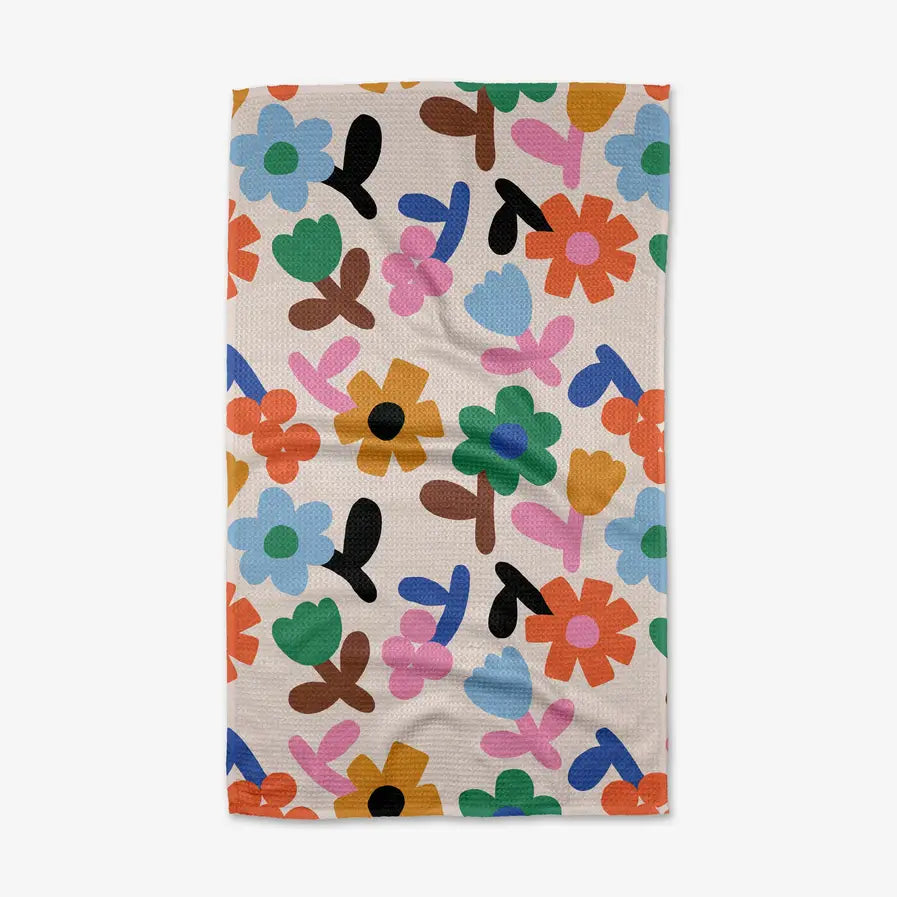 Sunny Bloom Tea Towel