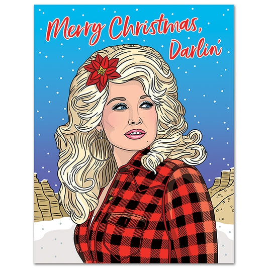 Dolly Merry Christmas Darlin' Card