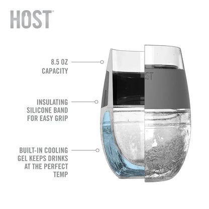 Wine Freeze™ Cooling Cup w/ Cooling Gel - Unicorn Swirl