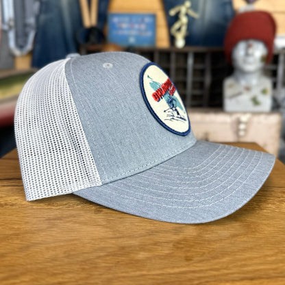 Oklahoma Ski Club Trucker - Grey/Cream