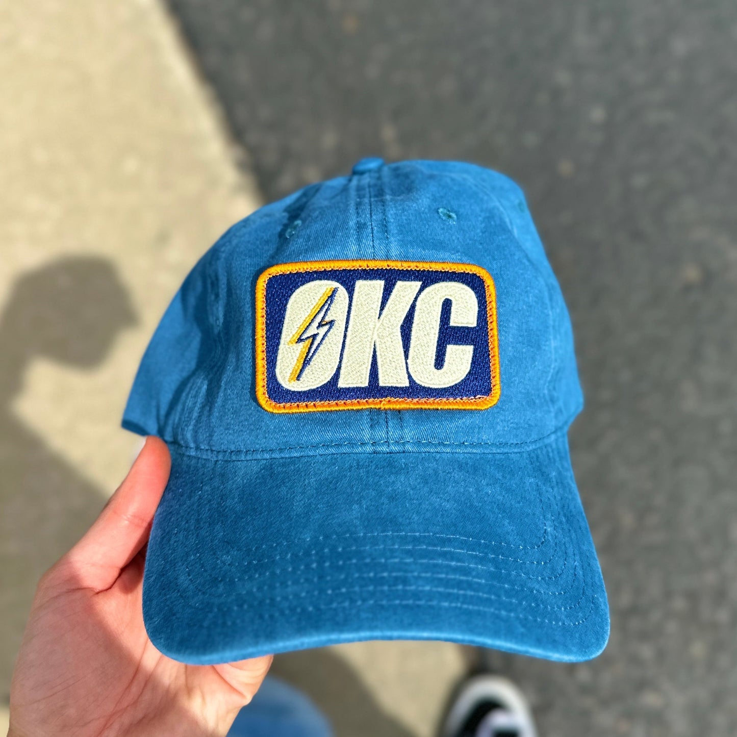 OKC Bolt Dad Hat