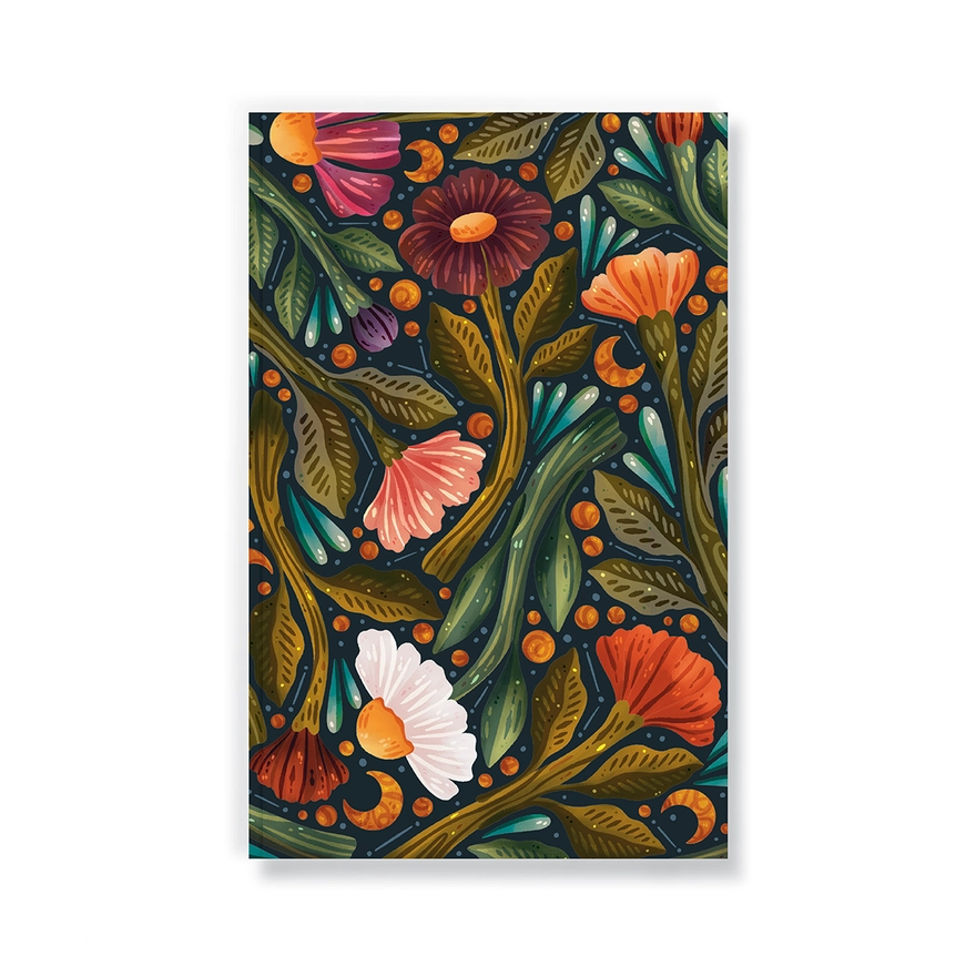 Nightsky Floral Classic Layflat Journal Notebook