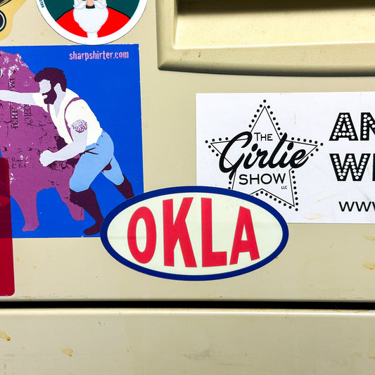 Circle OKLA Sticker