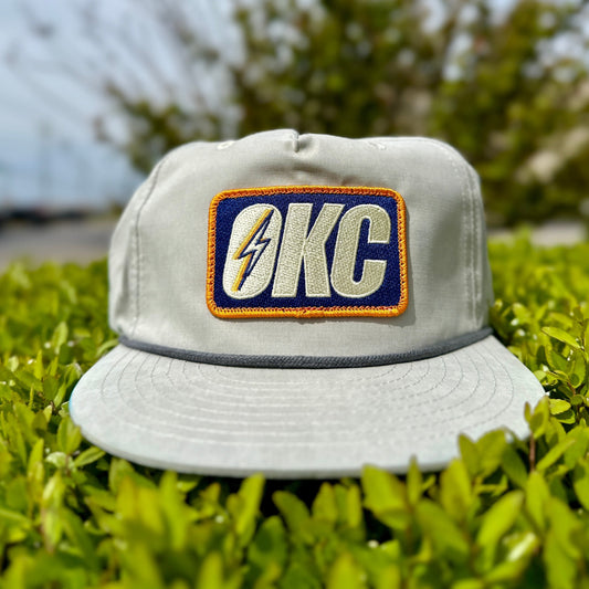 OKC Bolt Rope Hat - Gray