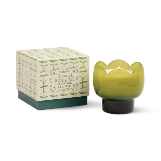 Tulip 5.5oz Glass Candle - Verbena Lemongrass
